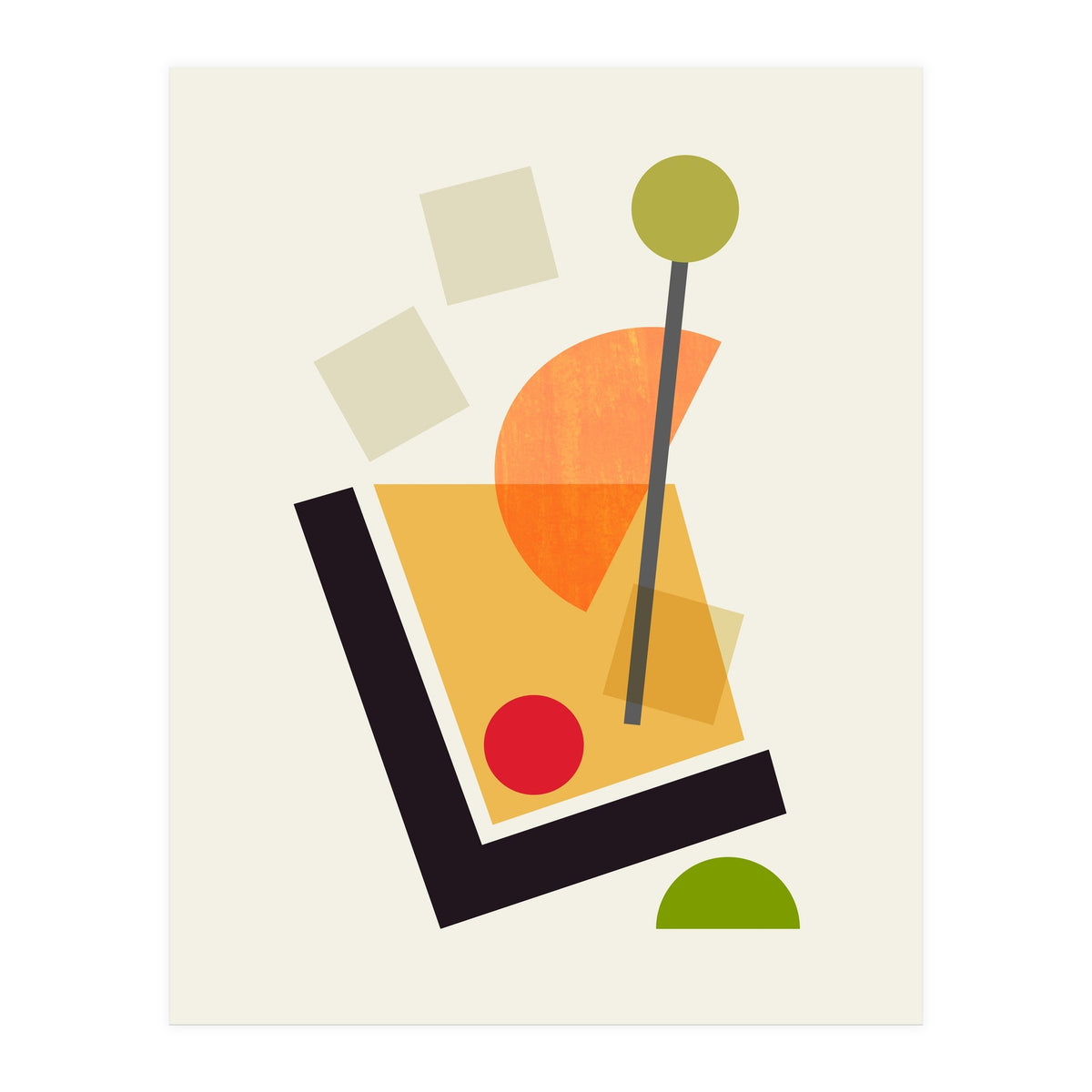 Cocktail III Old Fashioned (Print Only)