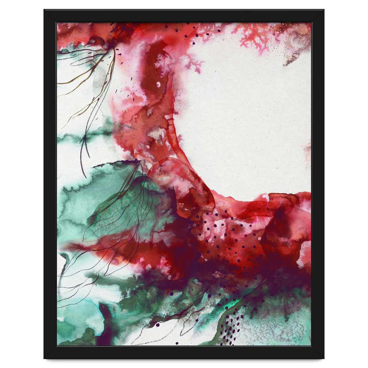 Abstract floral explosion