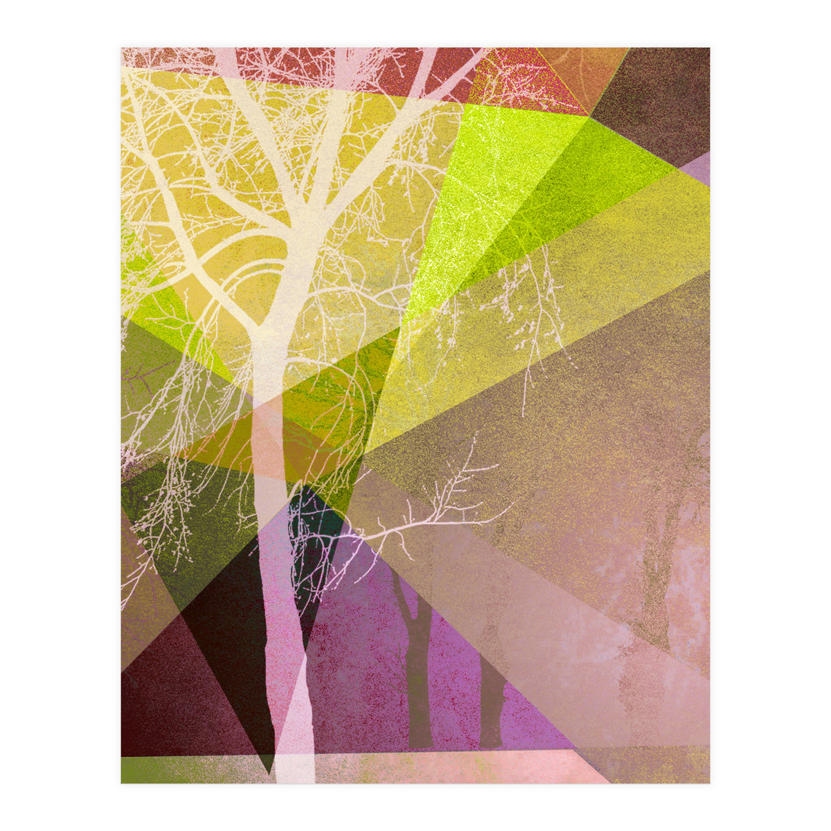 P22 Trees And Triangles  (Print Only)