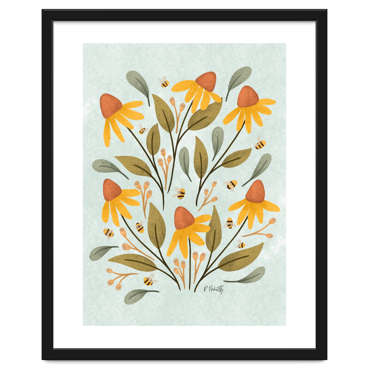 Daisies and Bumblebees