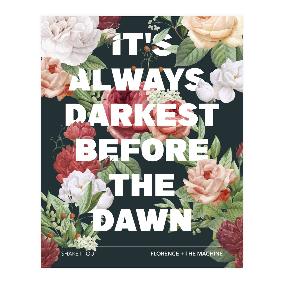 Florence + The Machine - Shake It Out (Print Only)