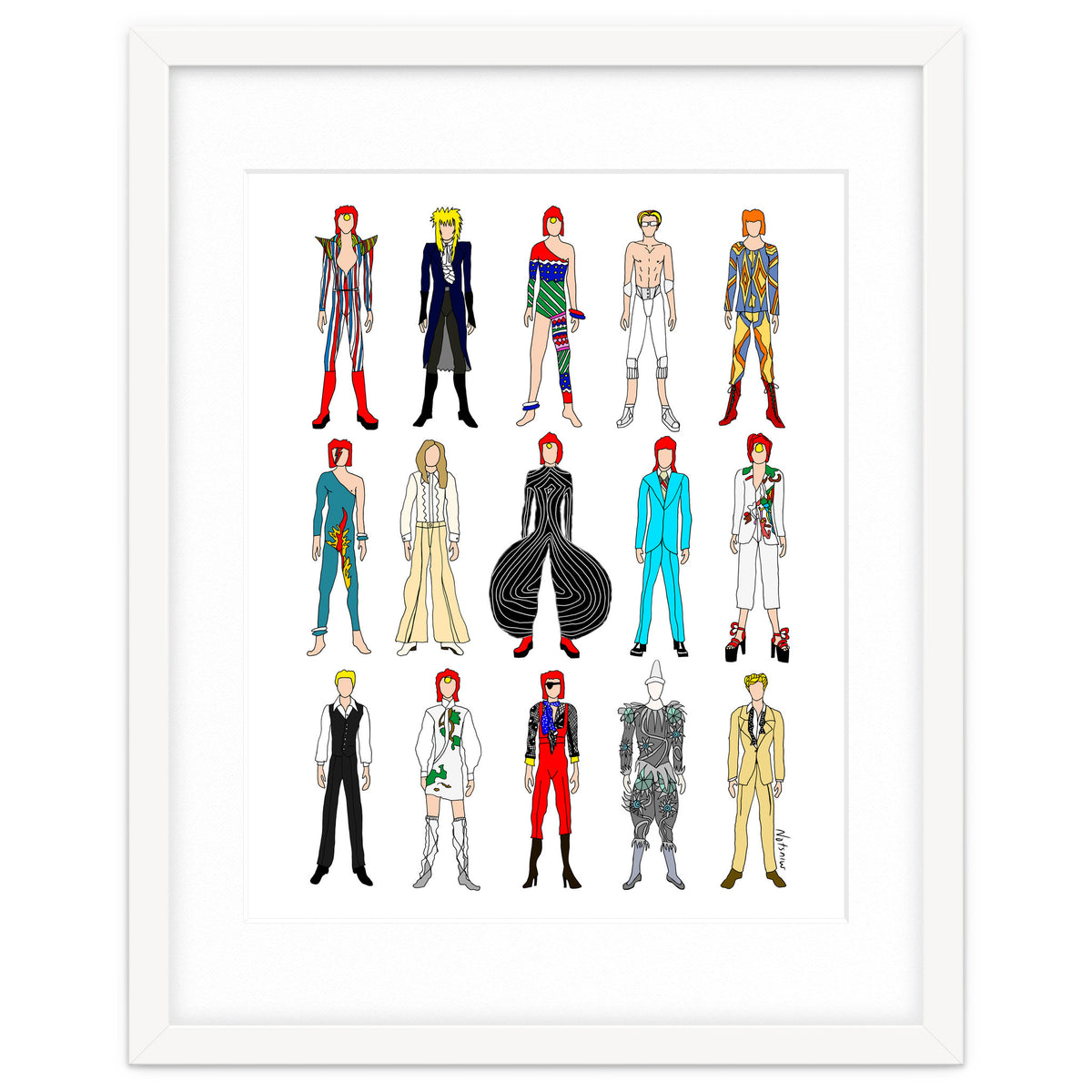 Outfits of Bowie Fashion