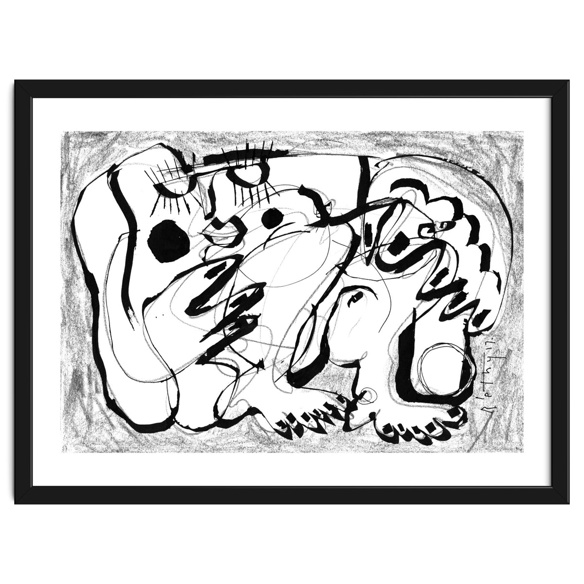 Female Nude no. 02 - b&w