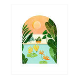 Lily Pond Landscape (Print Only) thumbnail