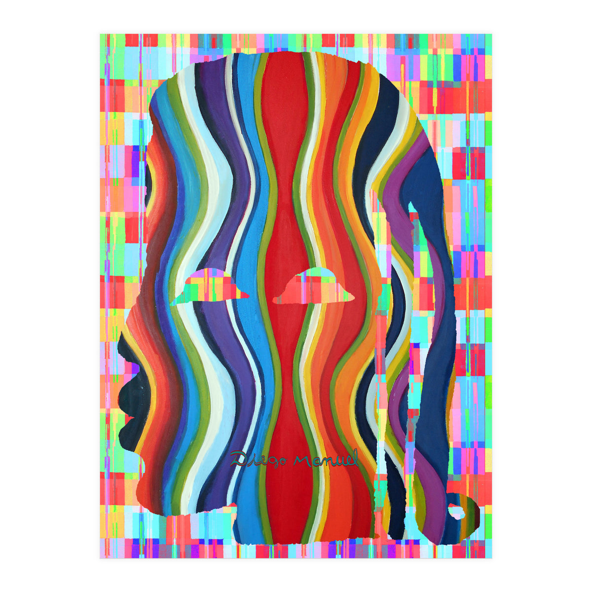 Abstracto Pop Nuevo B Nuevo 10 (Print Only)