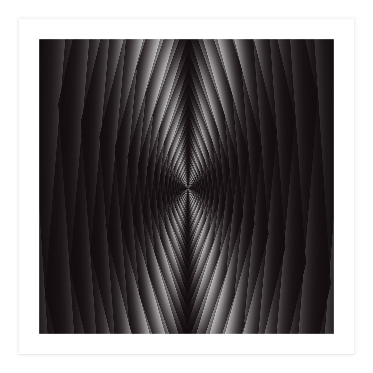 Monochrome Spiral Background  (Print Only)