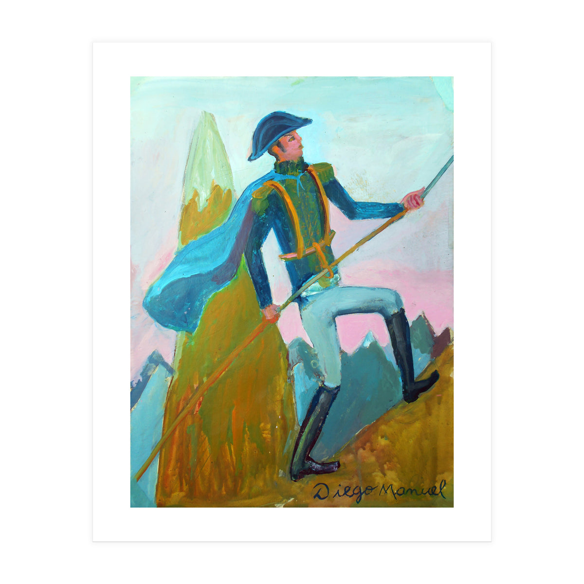 San Martin Cruzando Los Andes (Print Only)