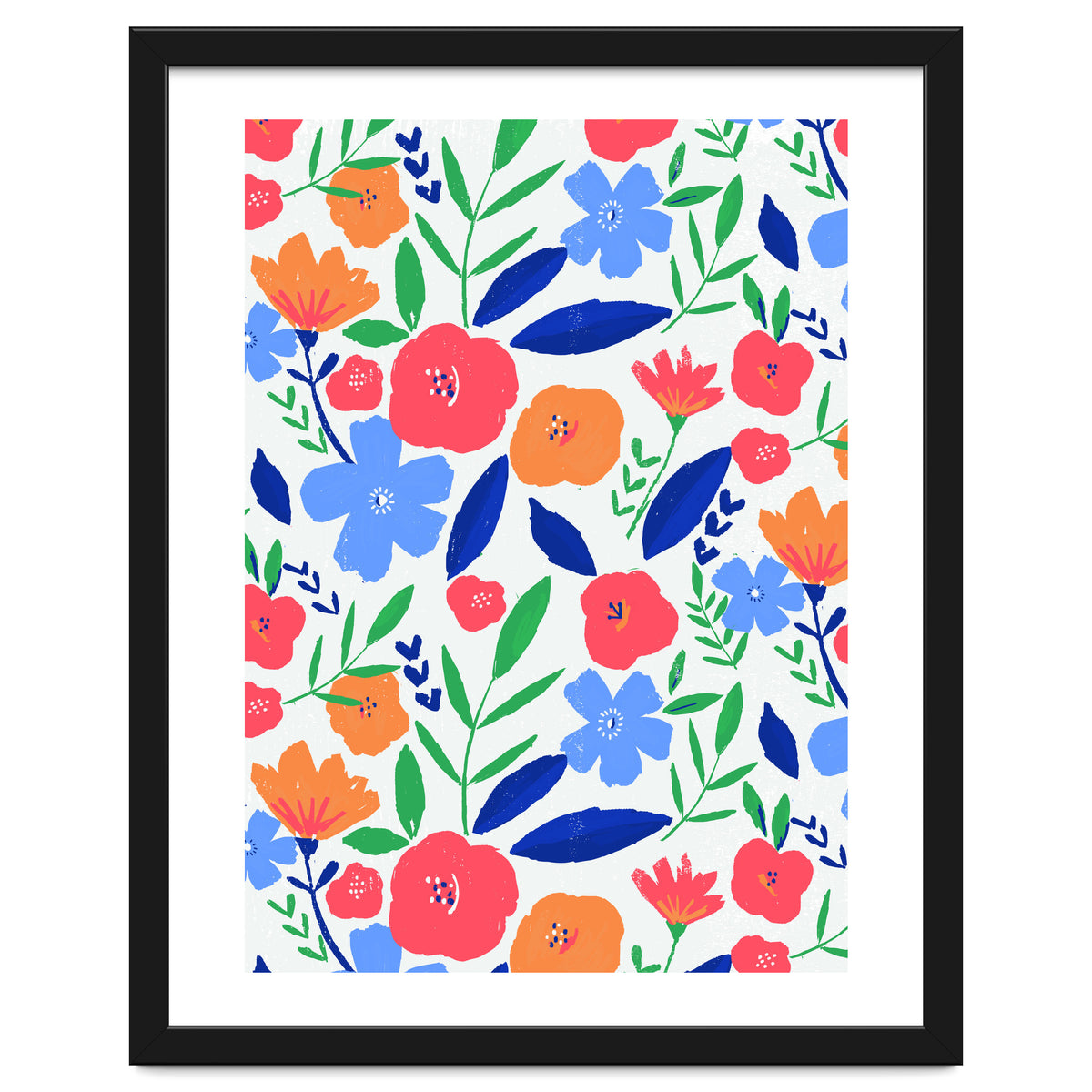 Bold Floral All Over Pattern