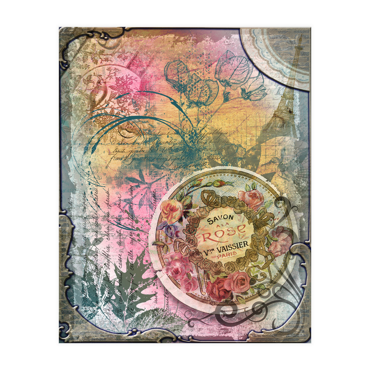 Vintage Rose Soap (Print Only)