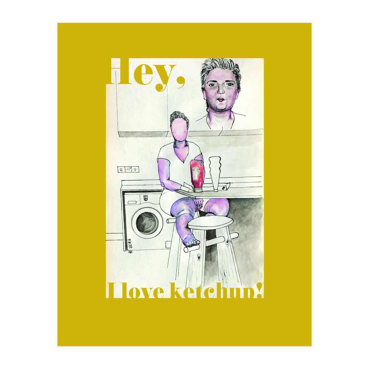 Hey, I Love Ketchup! (Print Only)