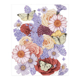 Flowers and Butterflies (Print Only) thumbnail