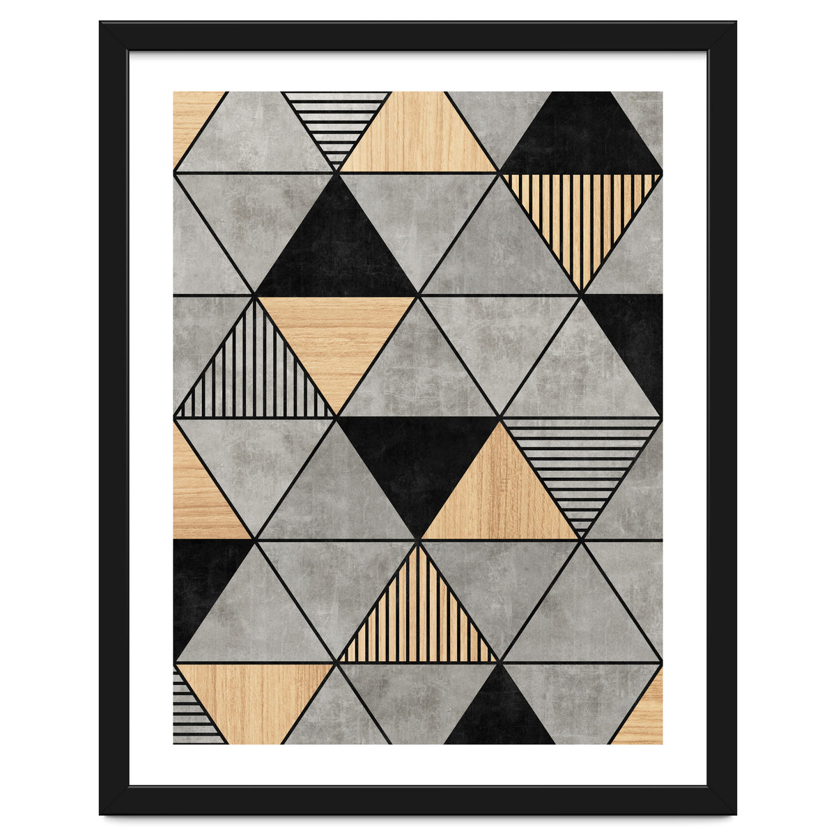 Concrete and Wood Triangles 2