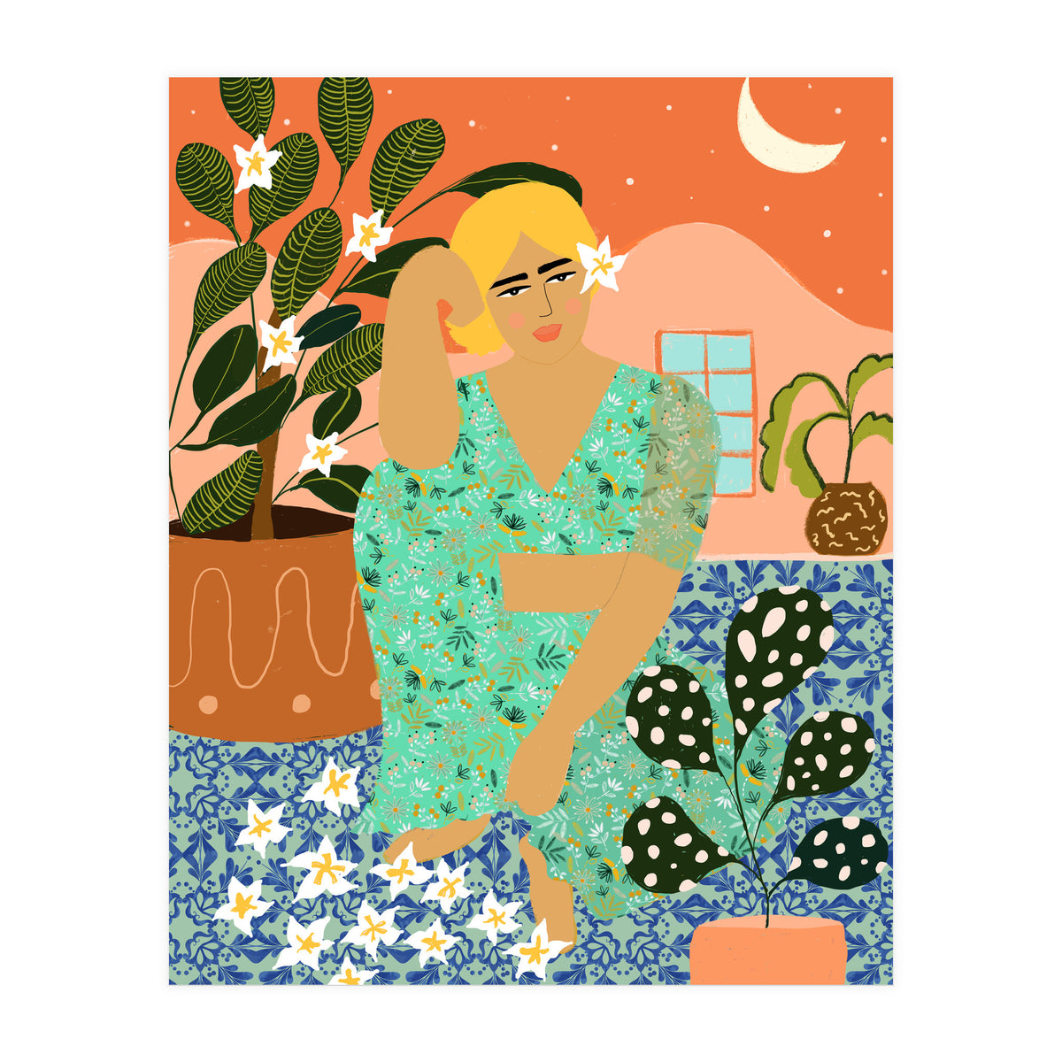 Flower Collector (Print Only)
