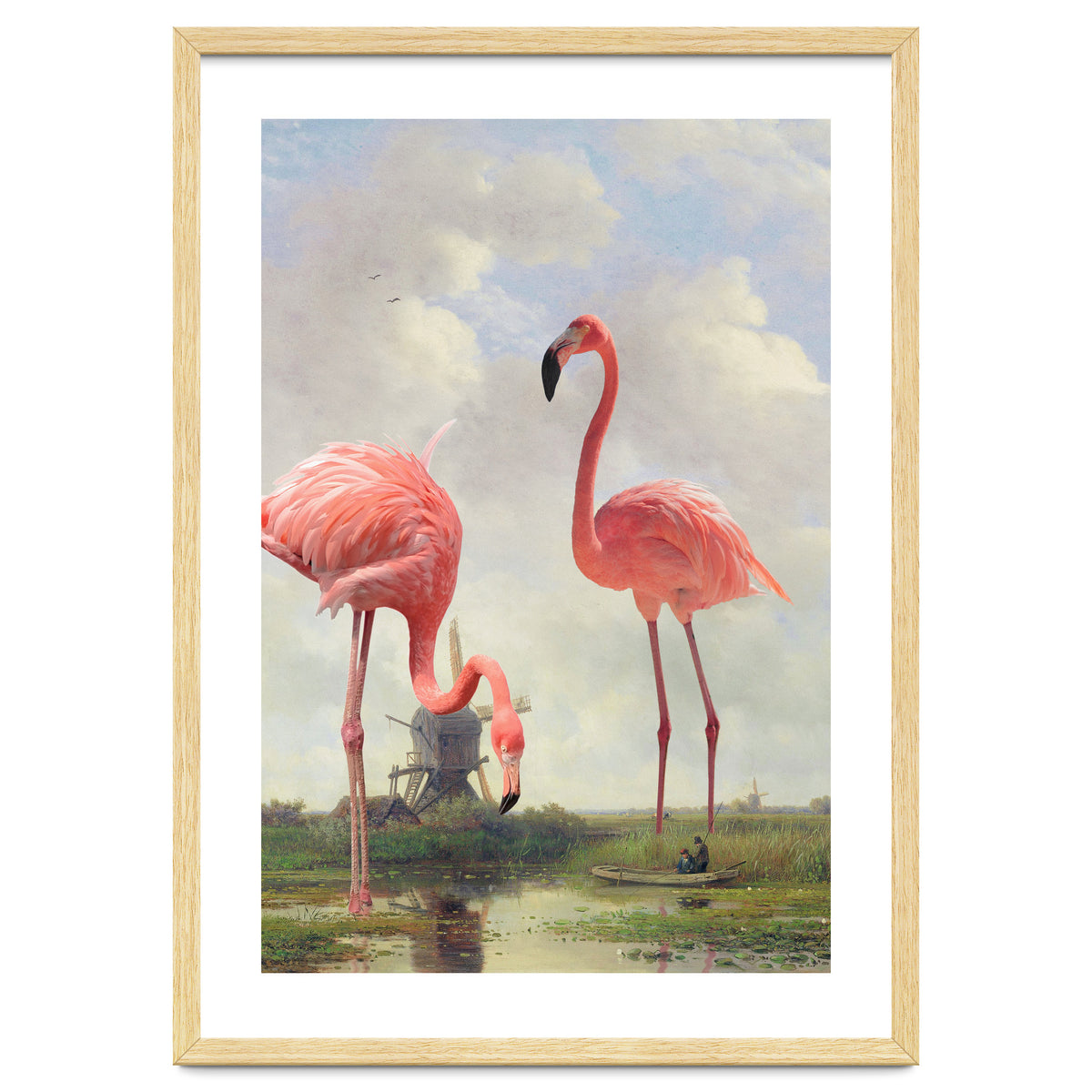 Fishing With Flamingos