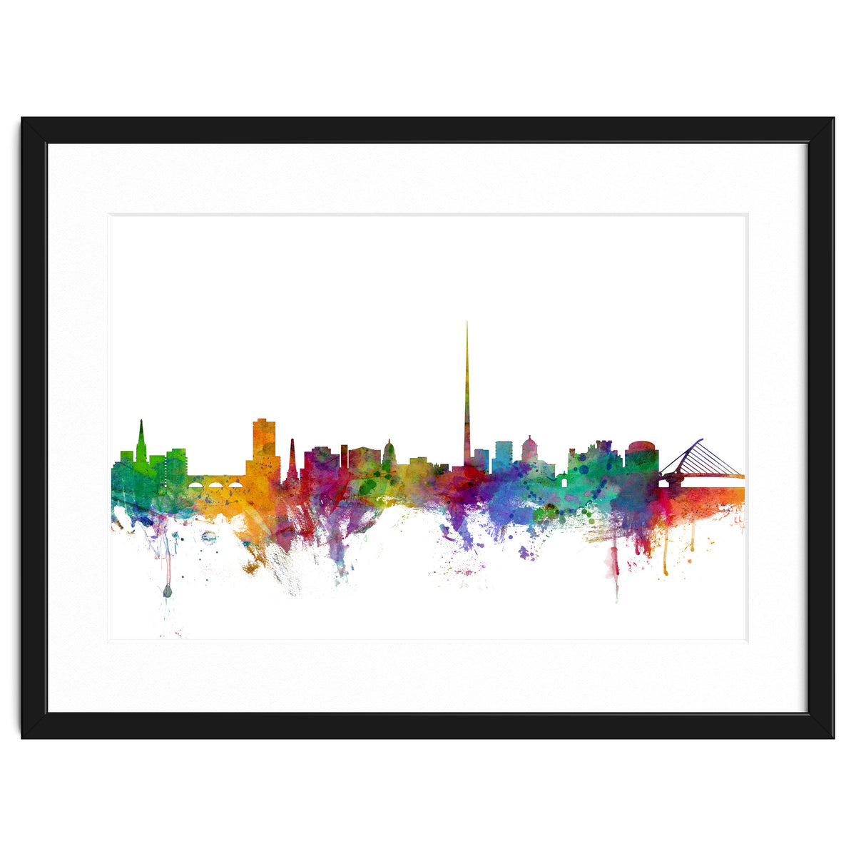 Dublin Ireland Skyline