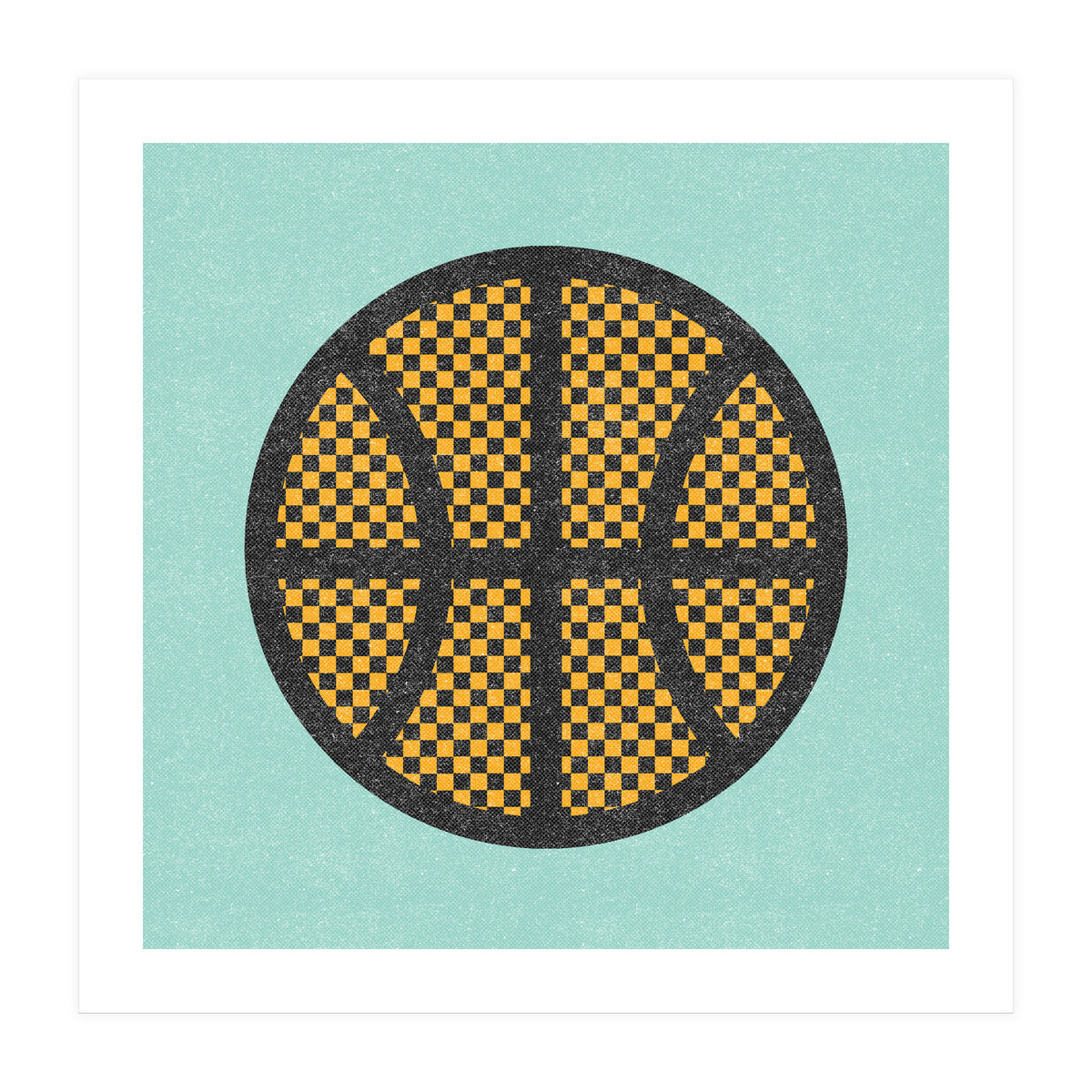 Op Art Basketball (Print Only)