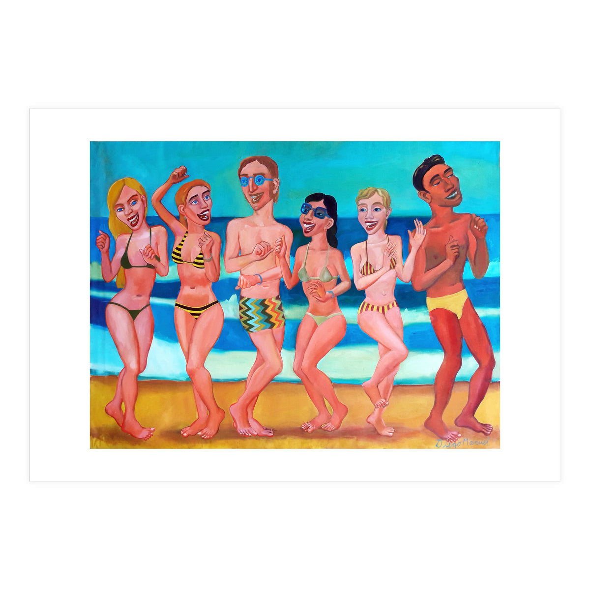 Fiesta En La Playa 6 (Print Only)