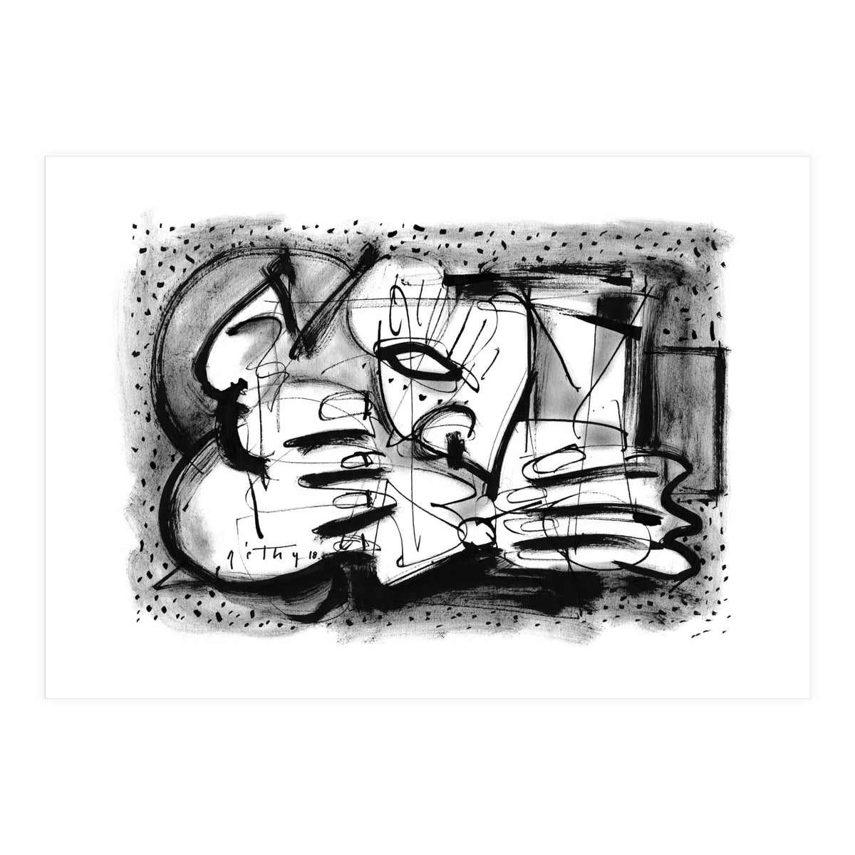 Drinker - b&w (Print Only)