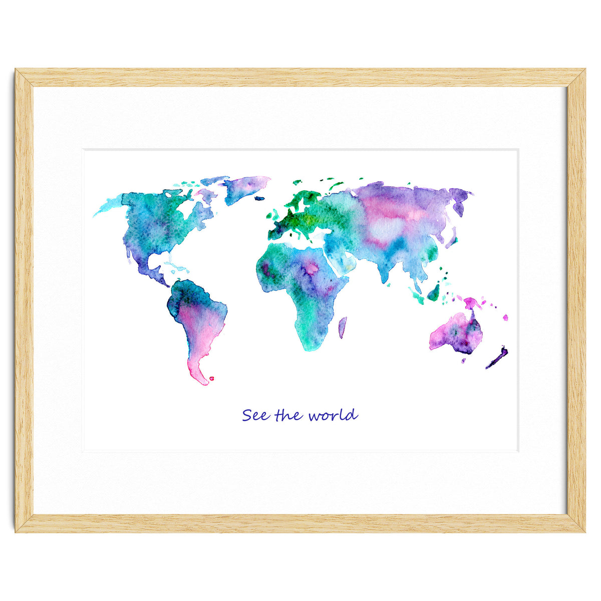 See the world || watercolor