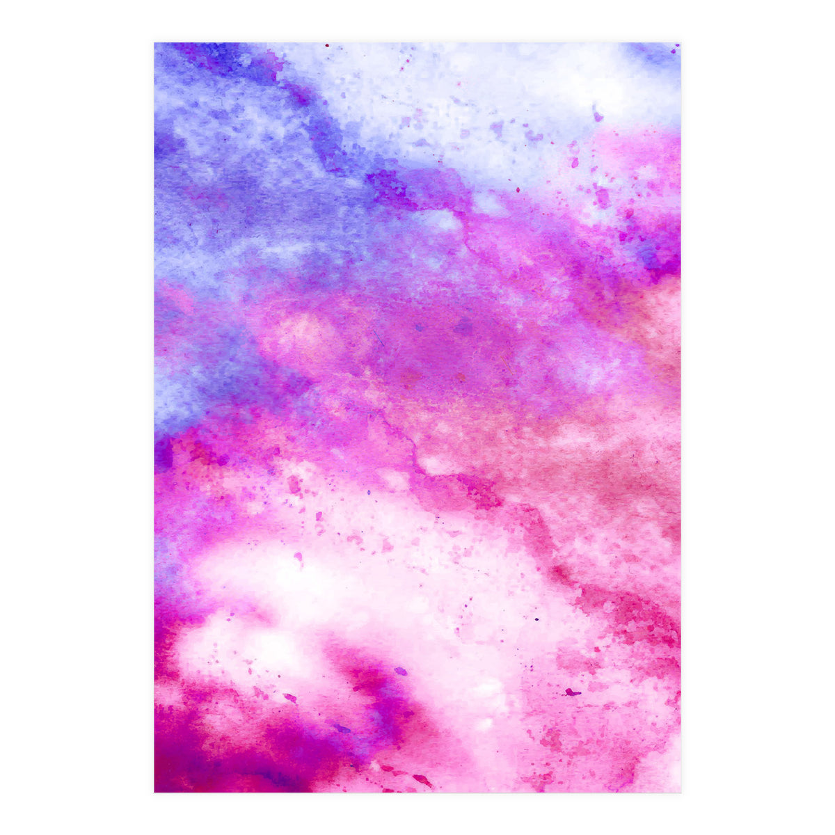 Mixed Feelings Watercolor Art (Print Only)