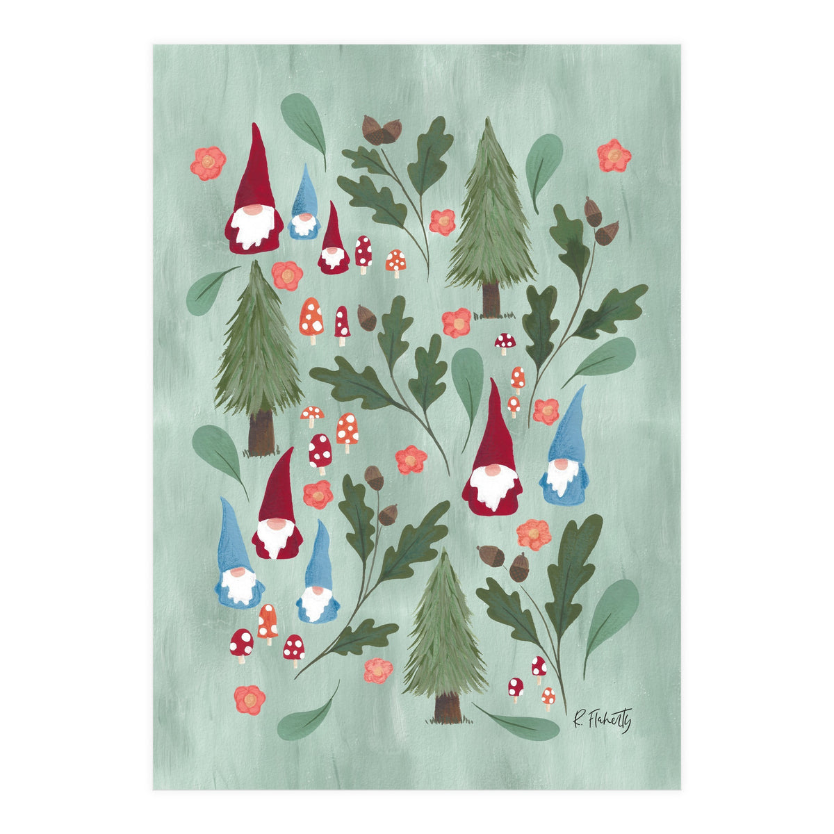 Garden Gnomes (Print Only)