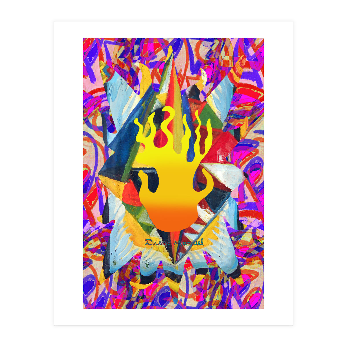 Fuego Y Graffiti 29 (Print Only)