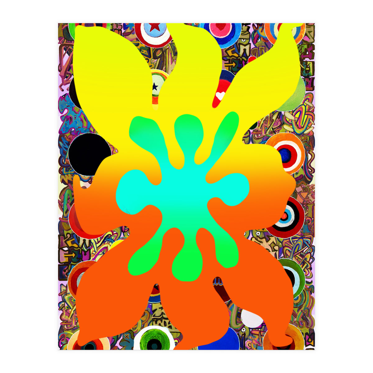 Fuego Y Graffiti 84 (Print Only)