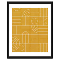 My Favorite Geometric Patterns No.22 - Mustard Yellow