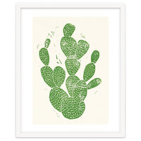 Linocut Cacti #1