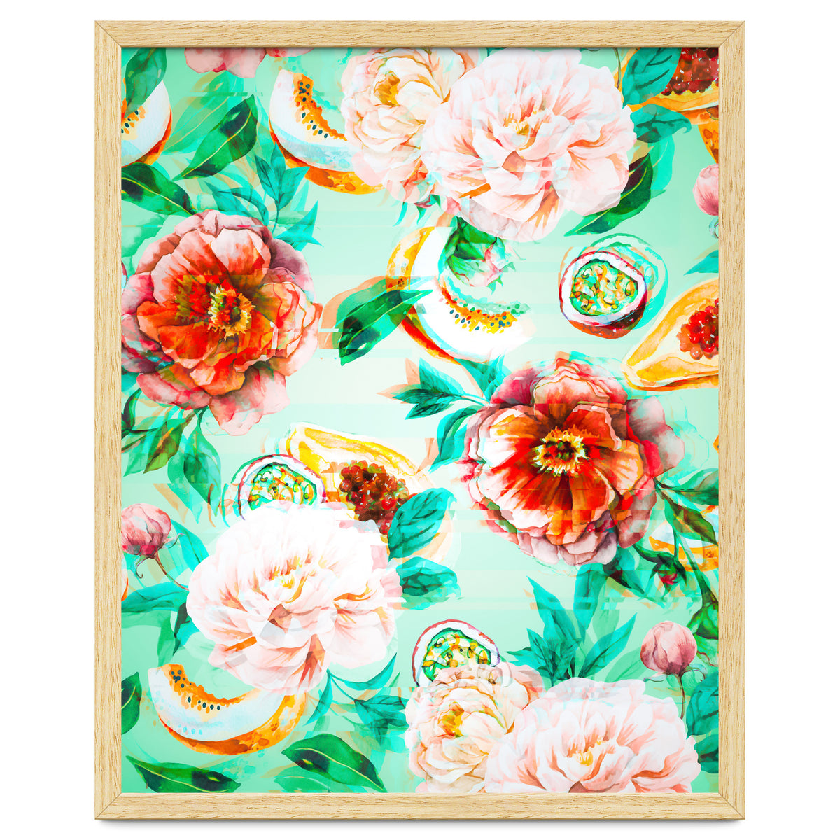 Tropical flowery fruit glitch