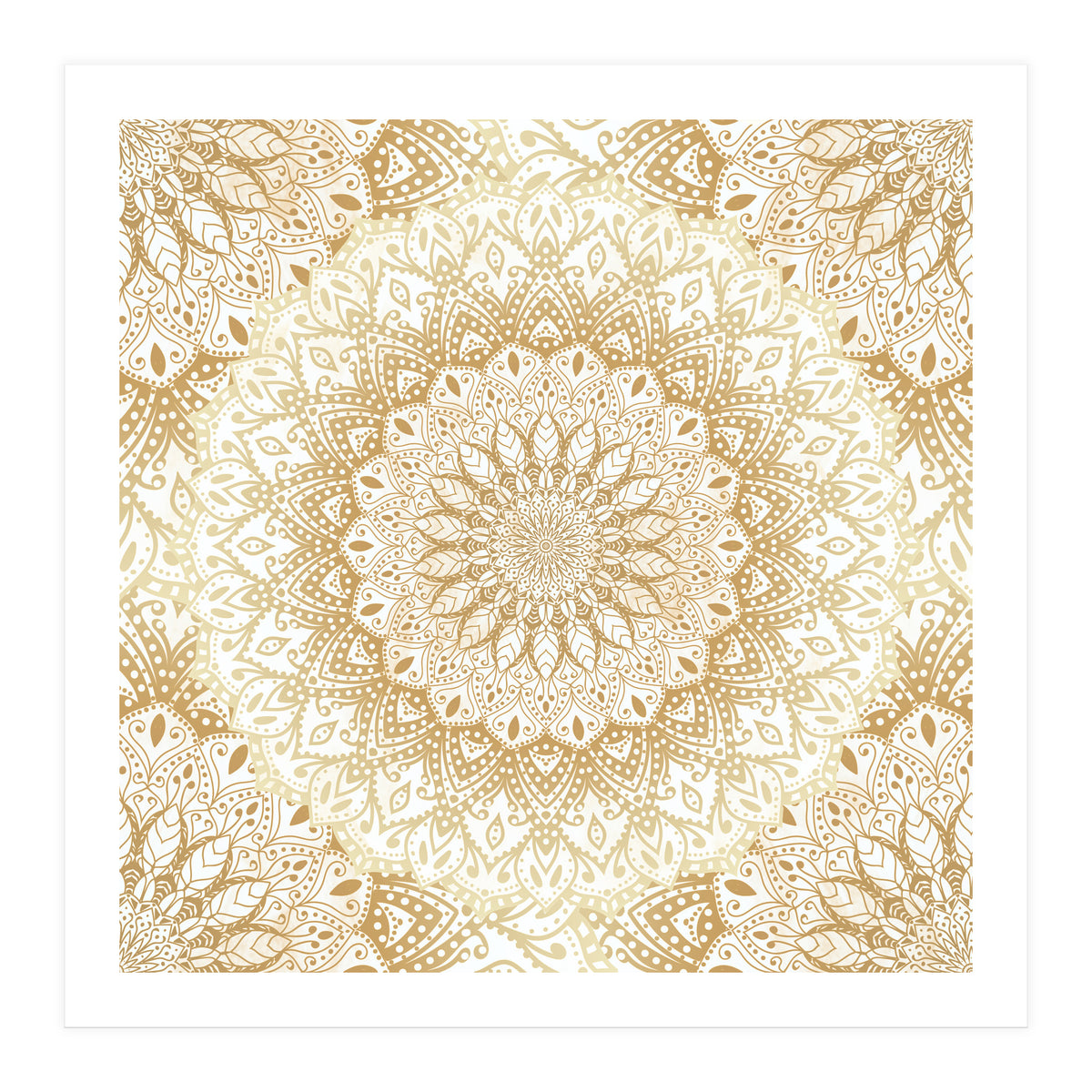 Mandalas For May Gold (Print Only)