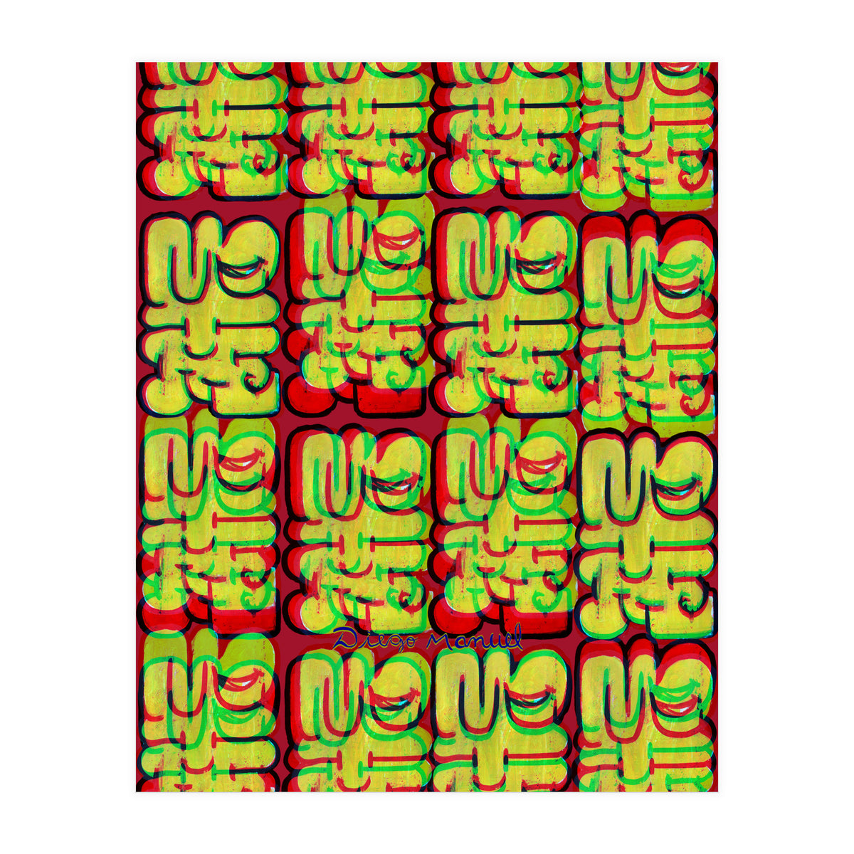 Graffitis 2021 Tapiz 113 (Print Only)