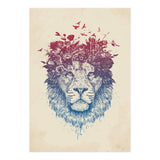 Floral Lion III (Print Only) thumbnail