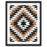 Urban Tribal Pattern No.13 - Aztec - Concrete and Wood