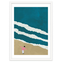 Minimalist Beach Illustration