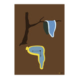 La Persistencia De La Memoria Minimalist (Print Only) thumbnail