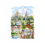 Washington District of Columbia Illustration (Print Only) thumbnail