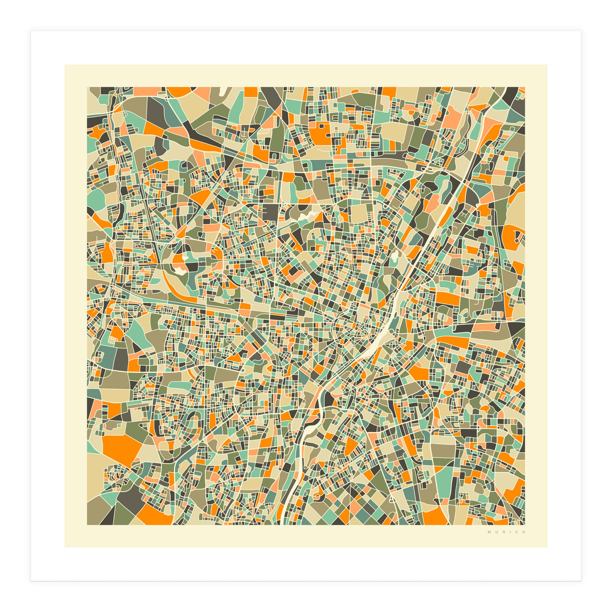 MUNICH MAP (Print Only)