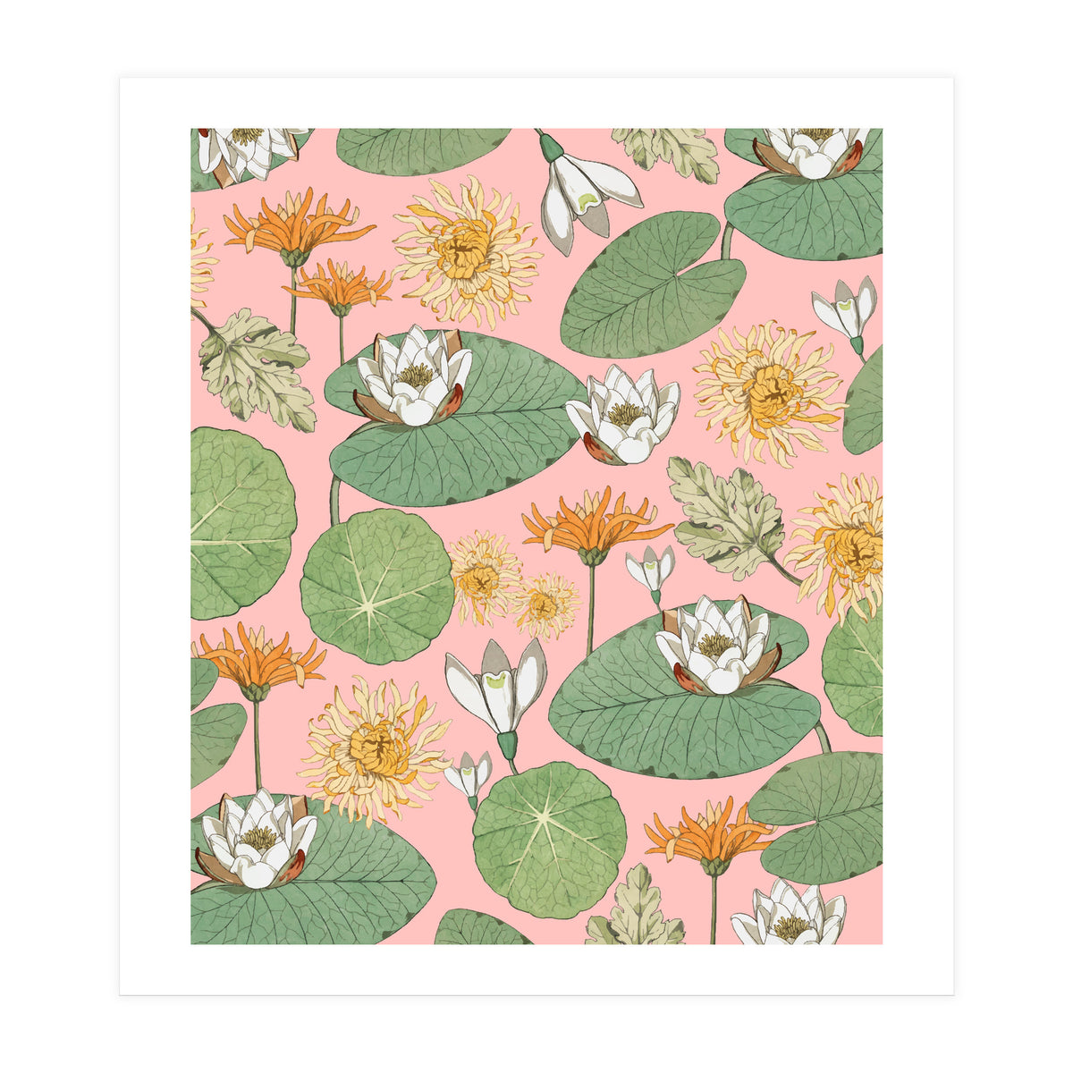 Vintage Royal Gardens (Print Only)