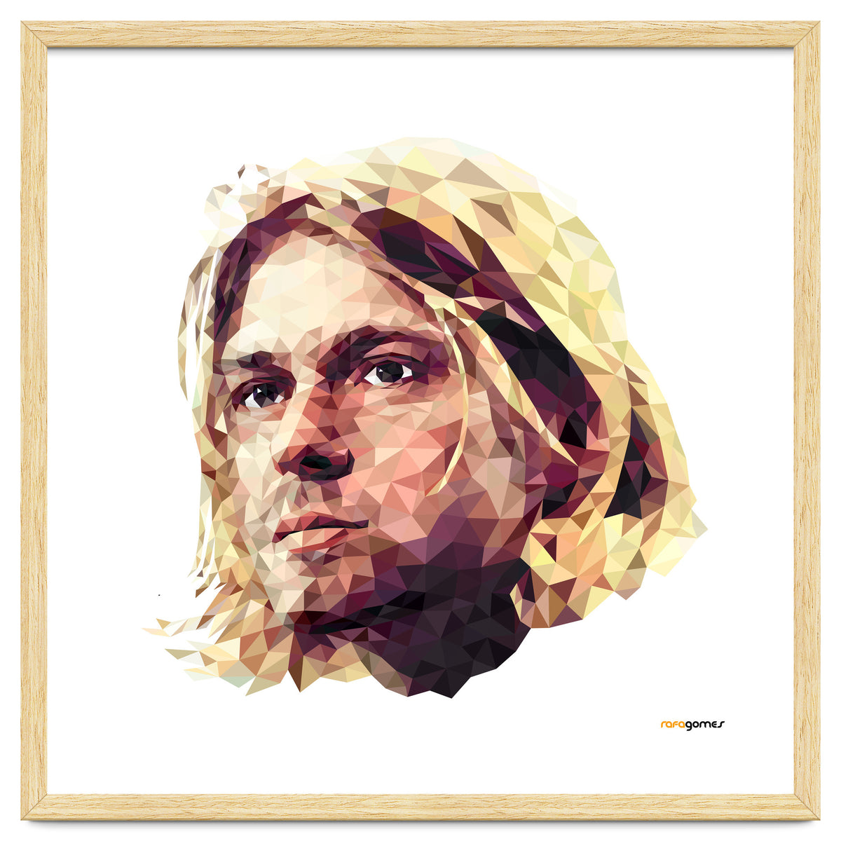 Kurt Cobain Low Poly