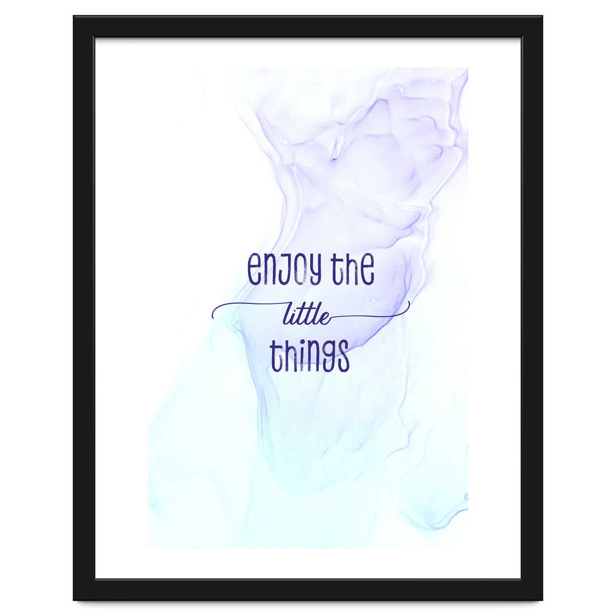 Enjoy the little things | floating colors