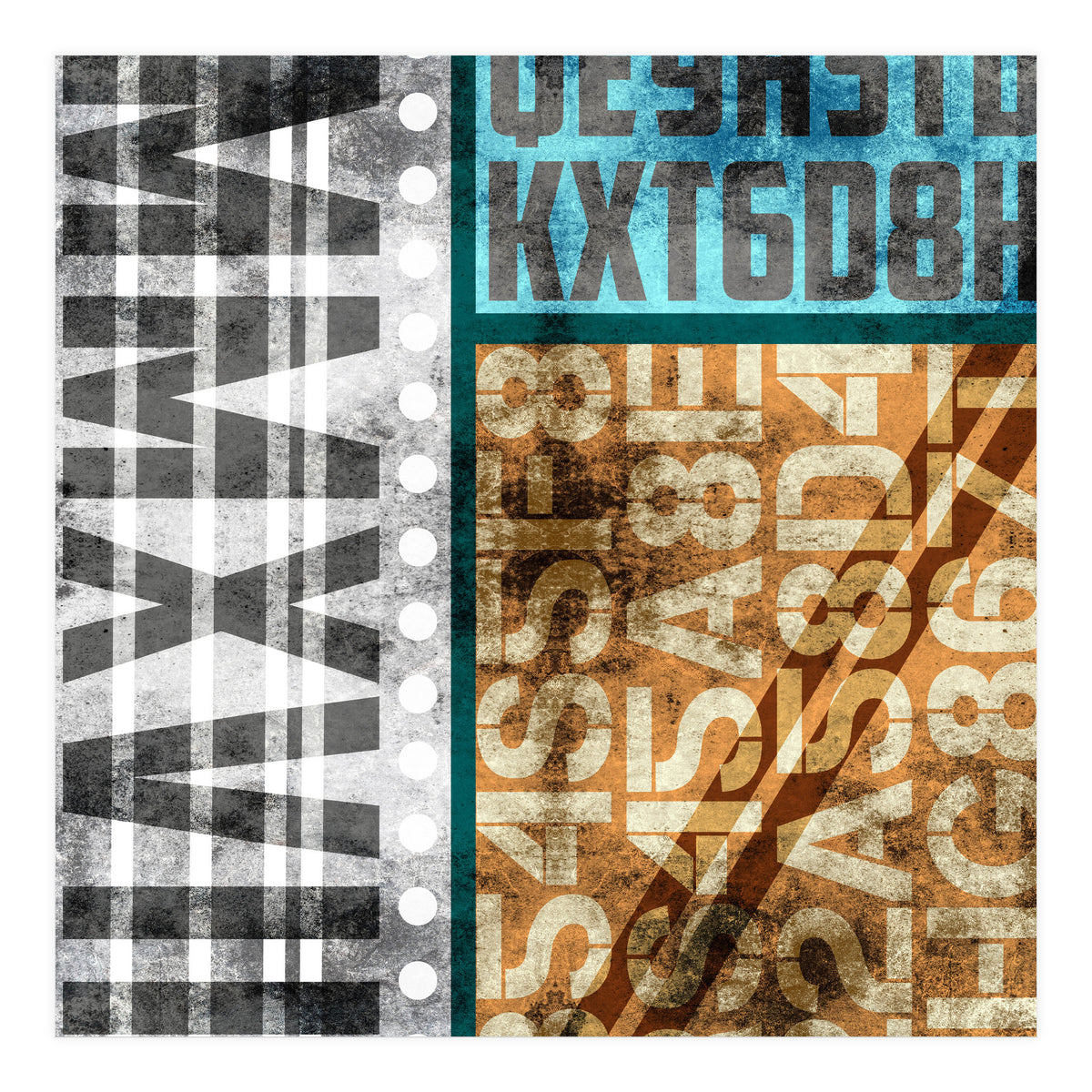 Typographic Industrial Abstract - MMXVII (Print Only)