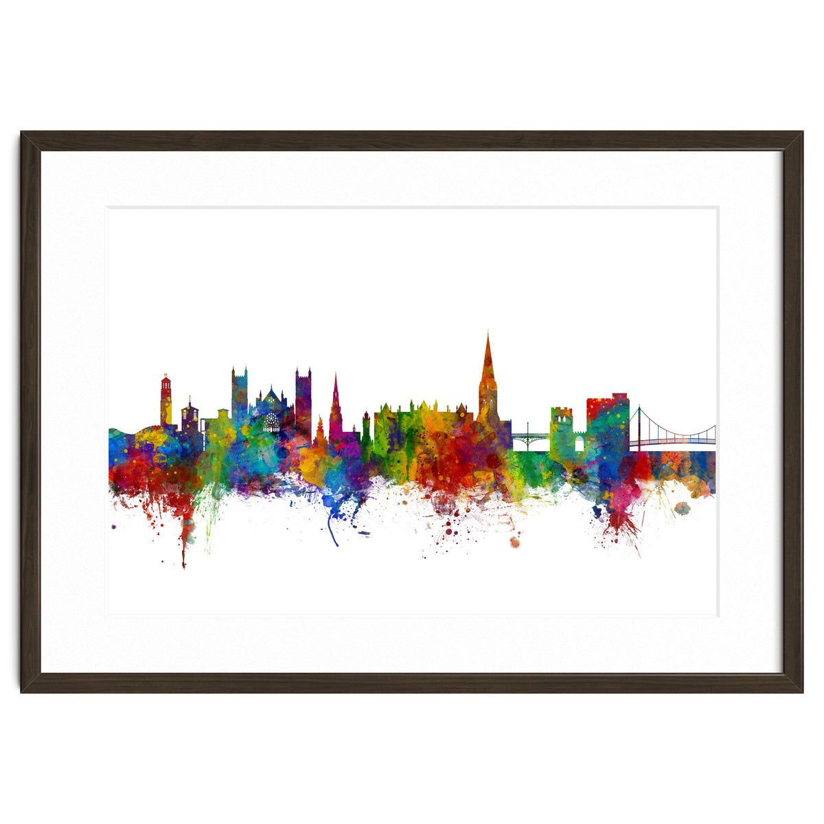 Exeter England Skyline