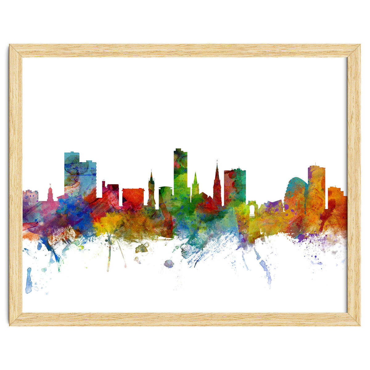 Leicester England Skyline