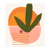 Desert Sunset With Cactus And Cherry (Print Only) thumbnail
