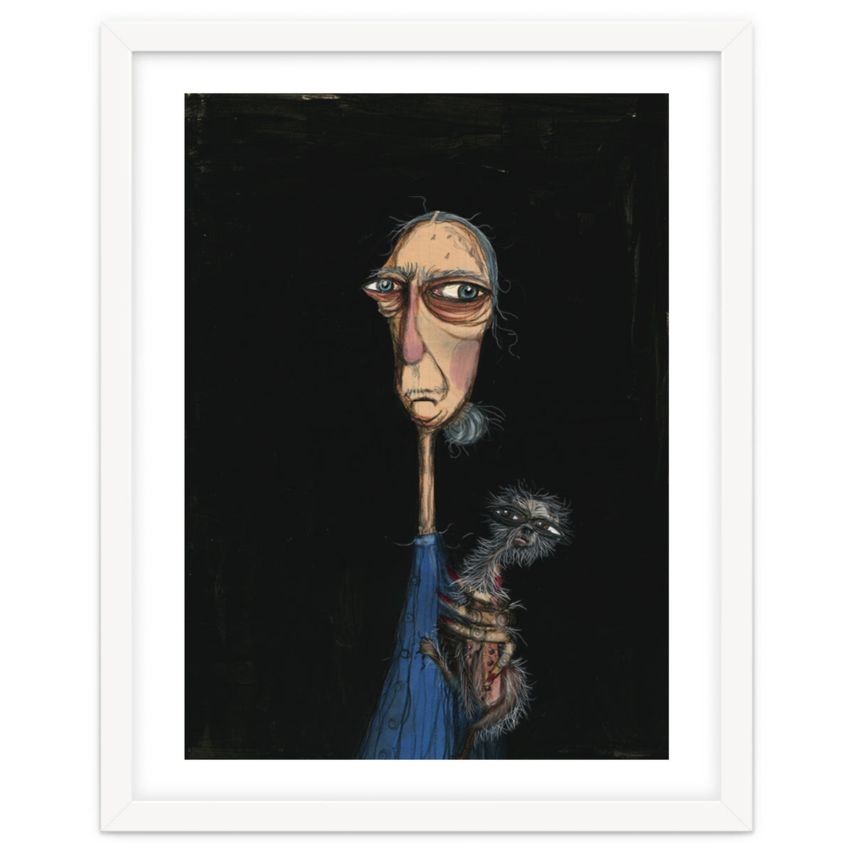 Woman Holding A Chihuahua