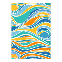 Summer Beach Abstract (Print Only)