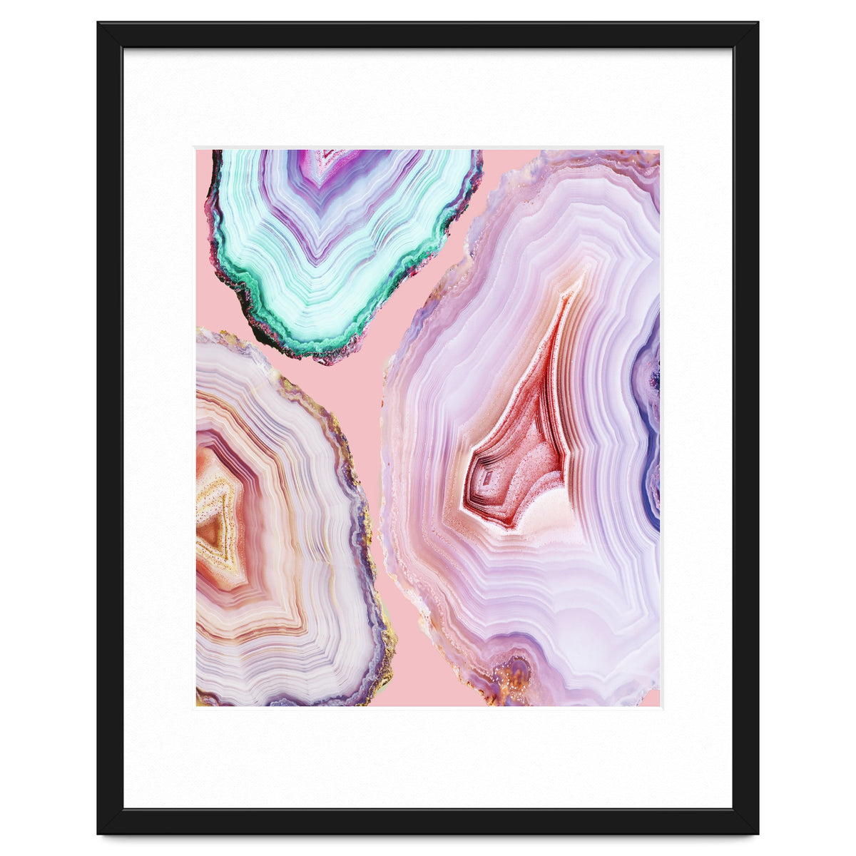 Mineral Agates #Glam collection