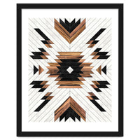 Urban Tribal Pattern No.5 - Aztec - Concrete and Wood