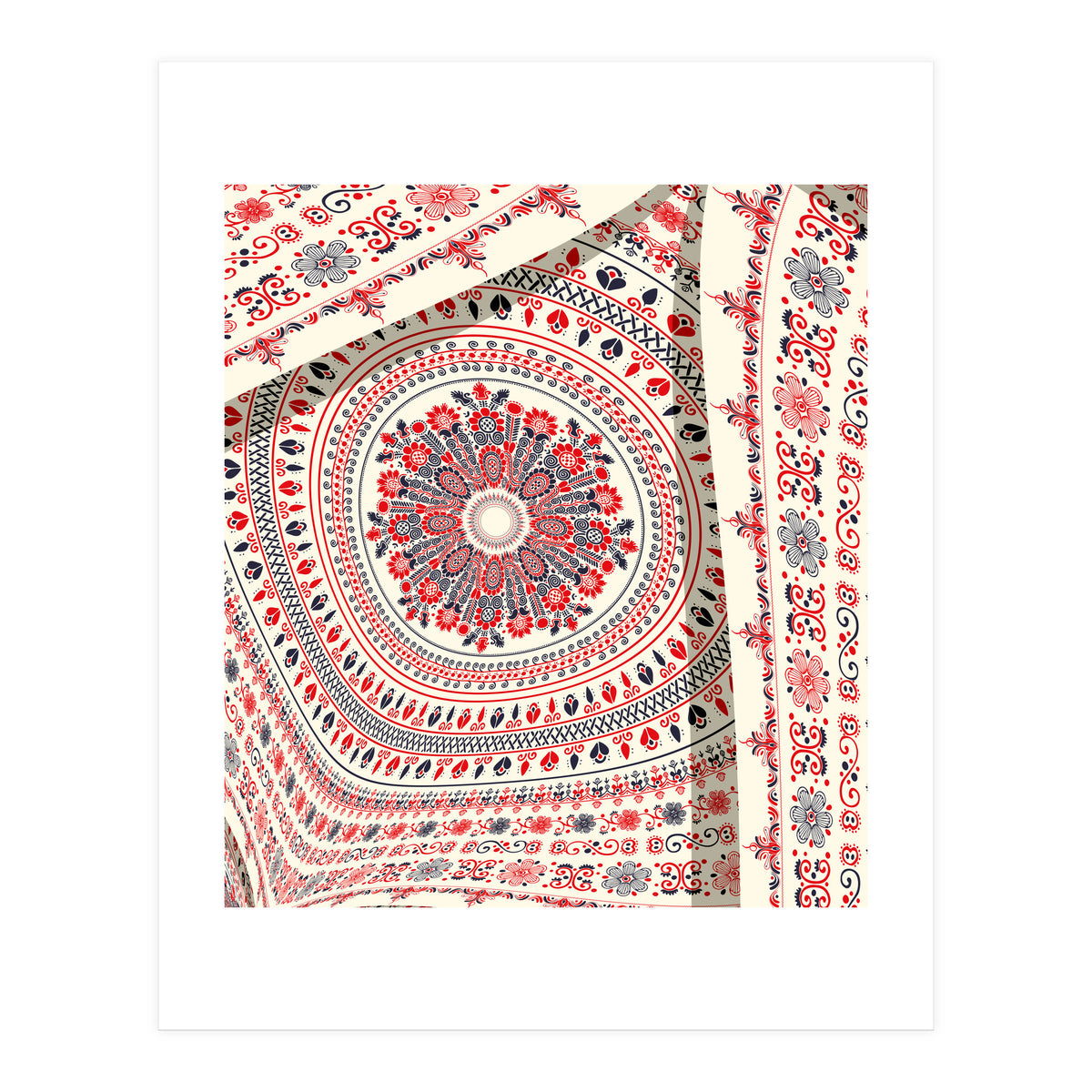 Romanian embroidery background 33 (Print Only)